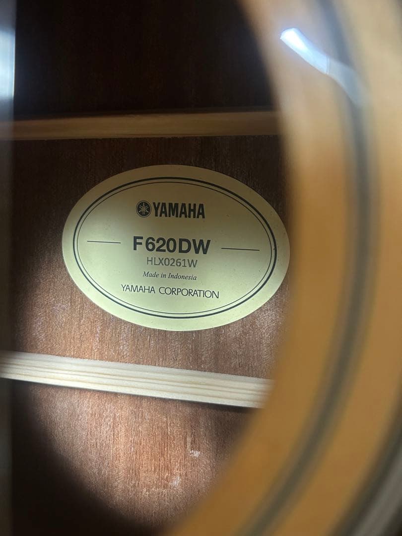 YAMAHA アコースティックギター F620DW カポ ケース ピック付き