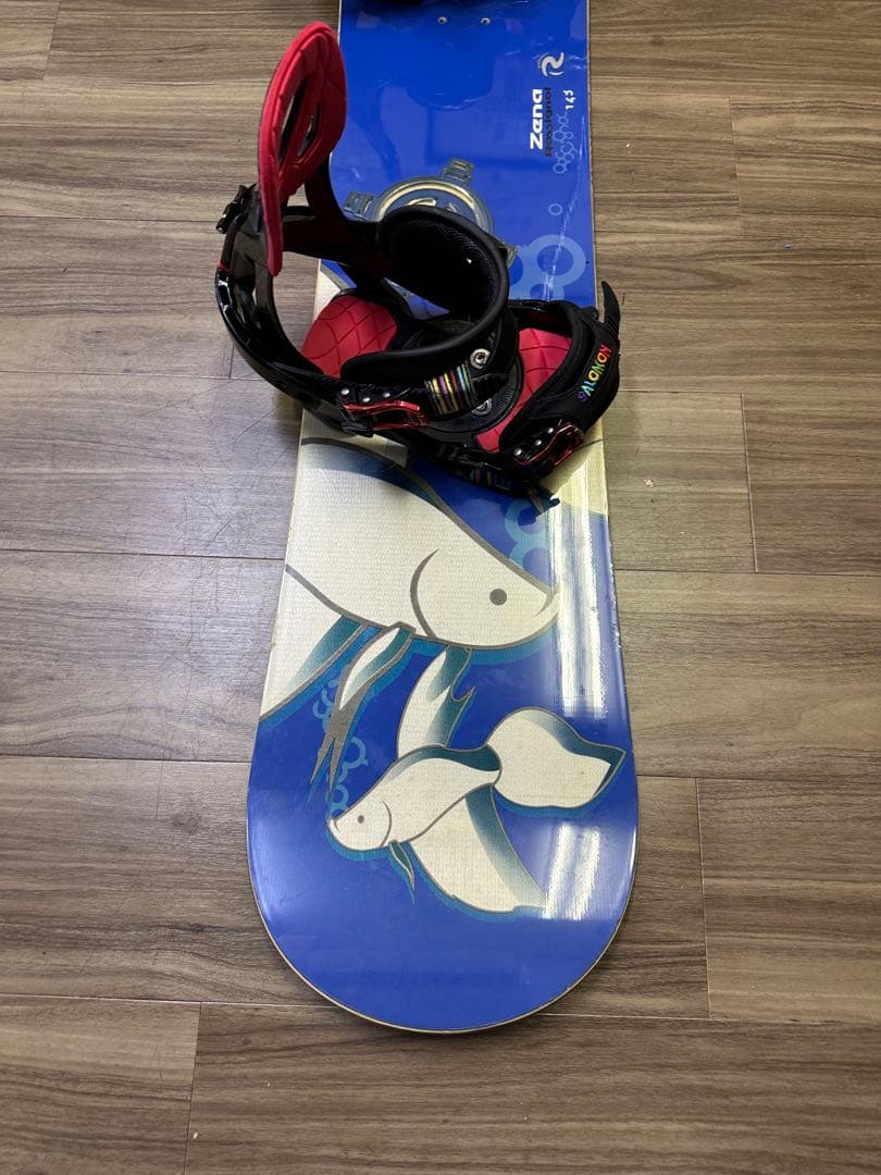 スノーボード ROSSIGNOL143cm ビンディング SALOMON S/M