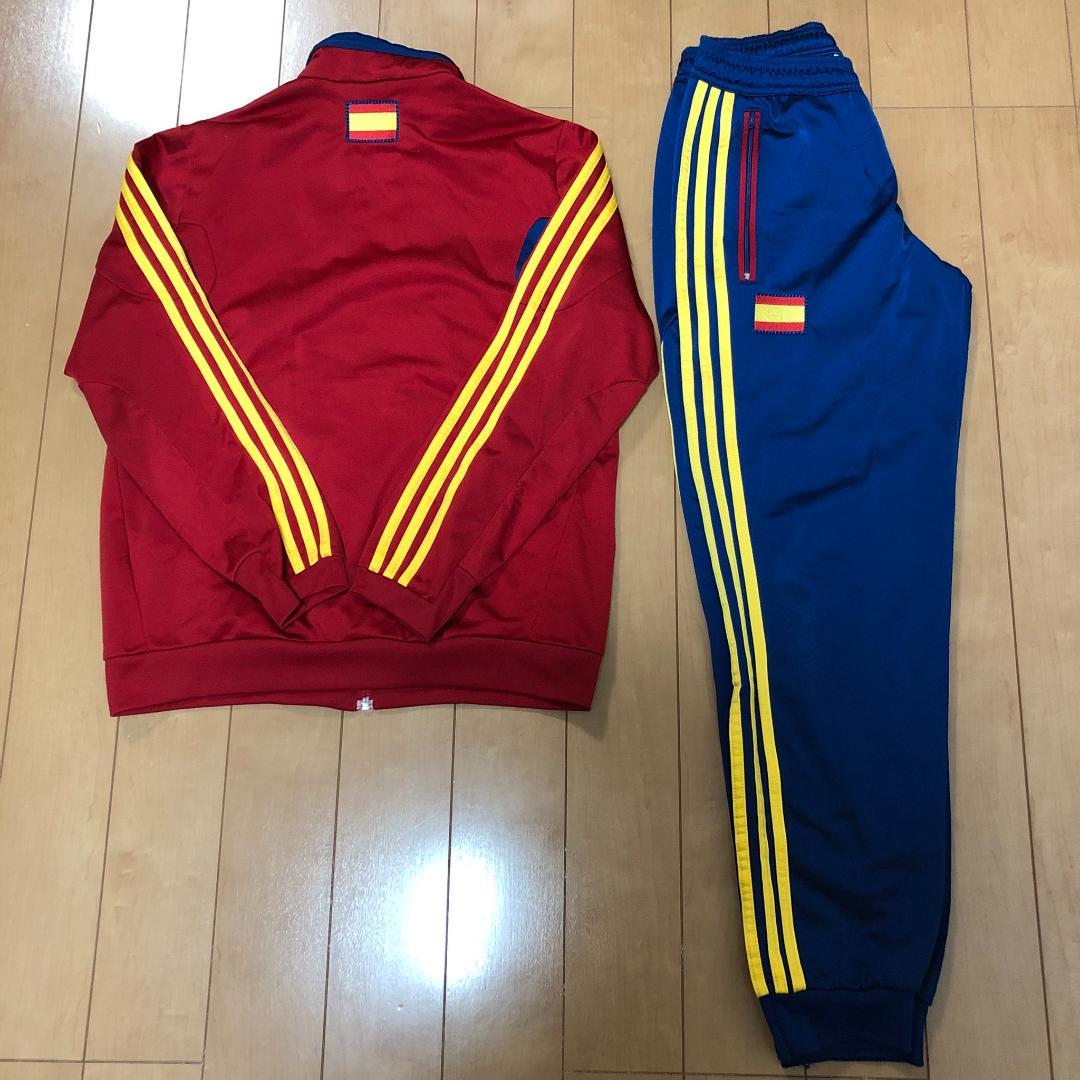 スペイン代表アディダスadidasジャージ上下セットXSメンズRED送料無料