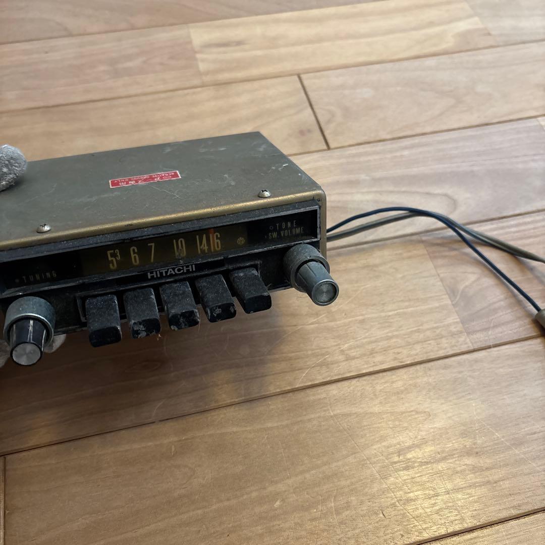 HITACHI 受信機 TUNING SW VOLUME TM-706D
