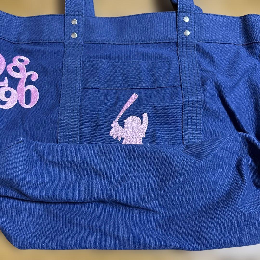 つば九郎　つばくろーれんトートバッグL ネイビー