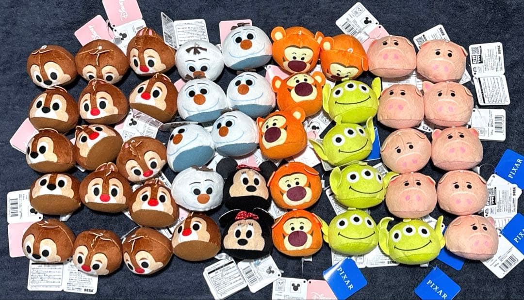 ディズニー プチプチドーム ぬいぐるみ まとめ売り 大量 45点セット