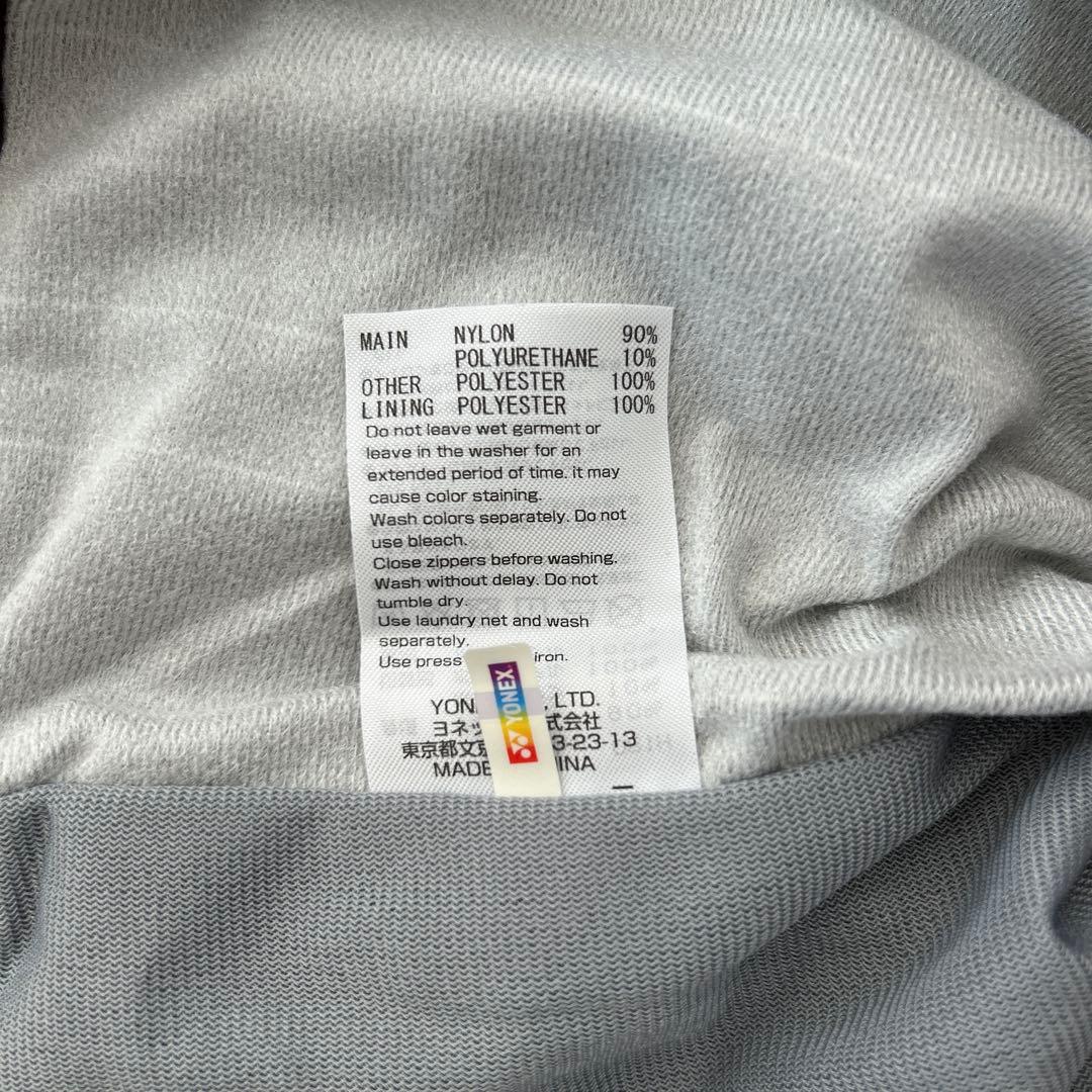 YONEX ヨネックス 裏地付ウィンドウォーマーシャツ＆パンツ ボルドー/白 L