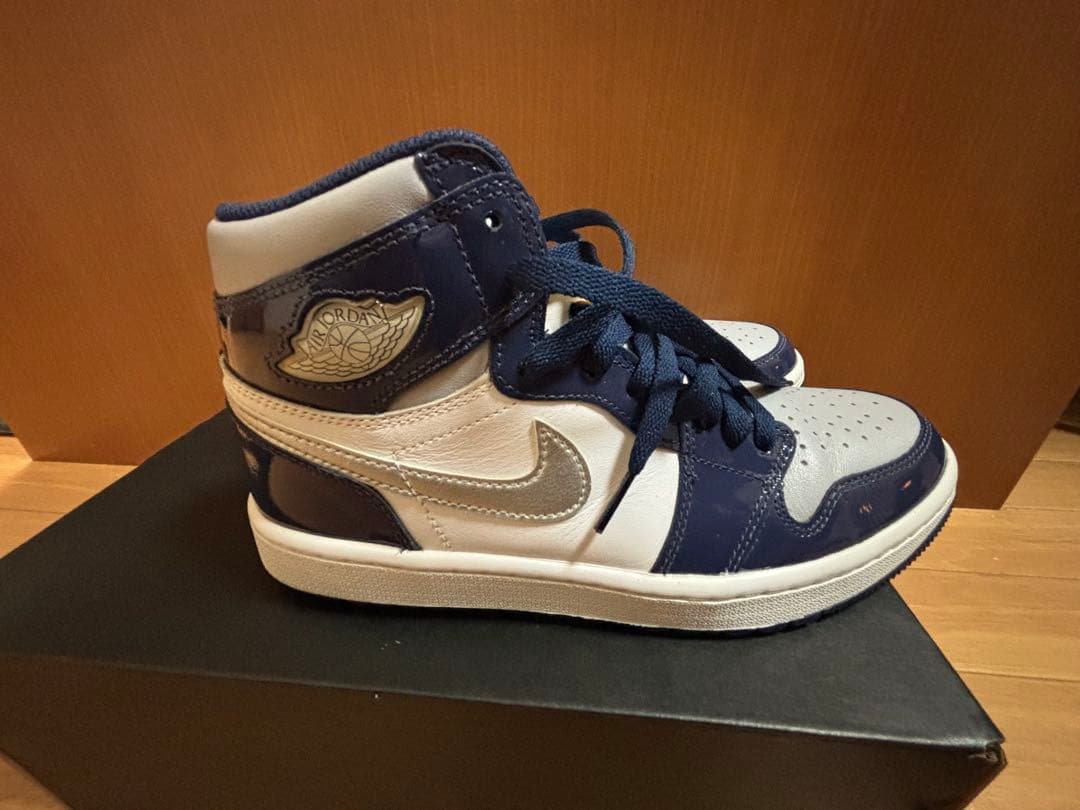 週末限定値下げNike Air Jordan 1 ゴルフシューズ ネイビー
