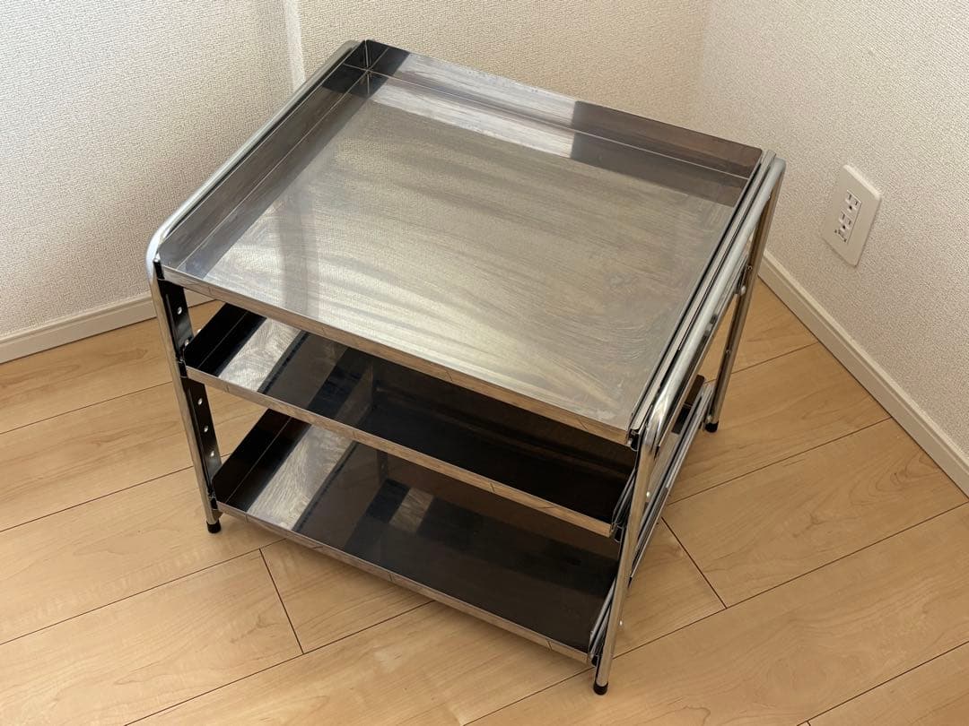 ［分解発送］川口工器 シンク下収納スライドラック 3段 燕三条 幅50cmタイプ