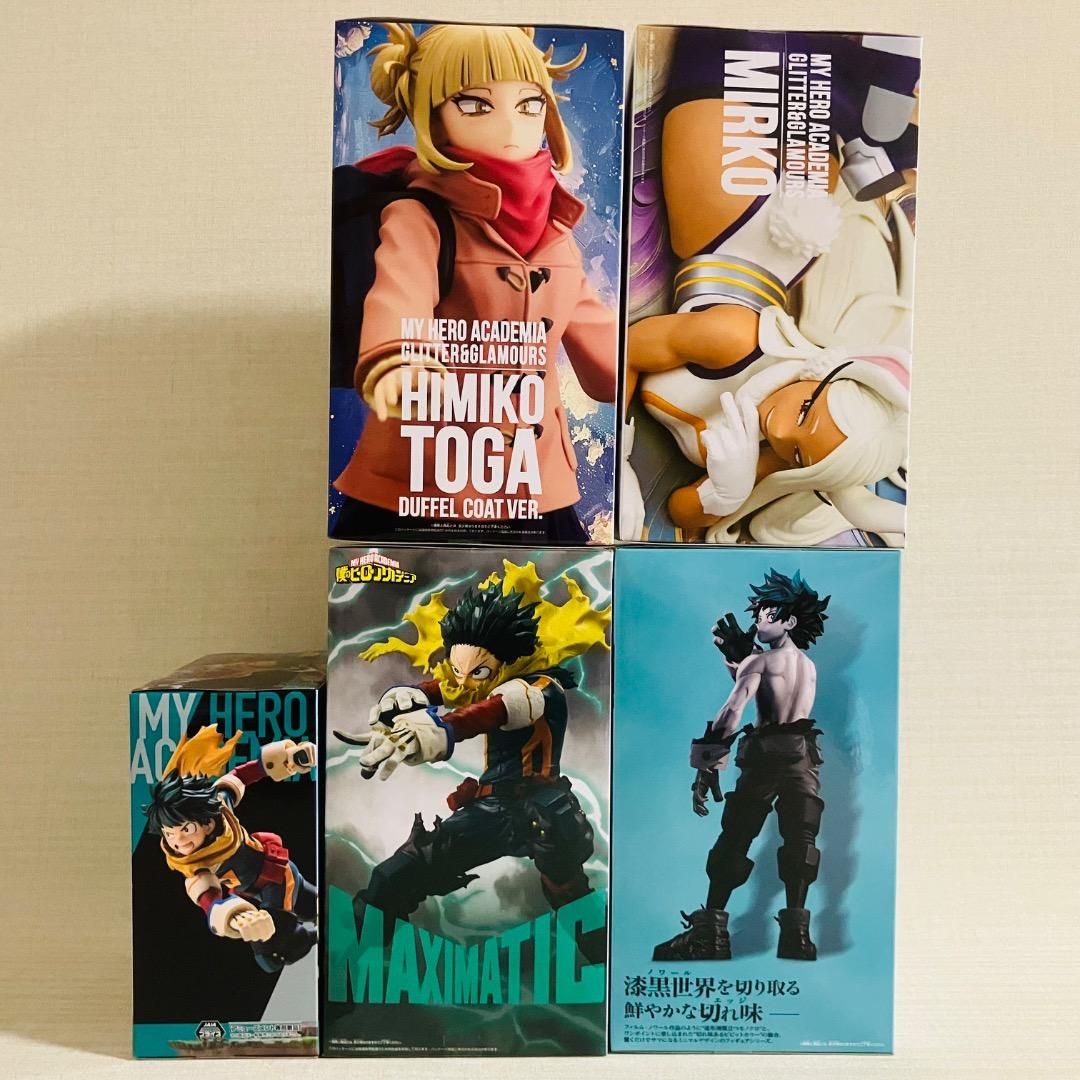 僕のヒーローアカデミア　プライズフィギュア　5点セット