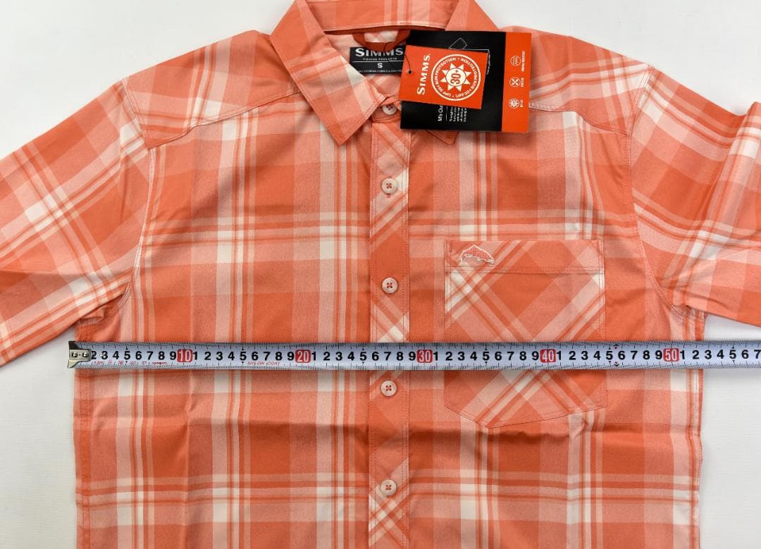 Simms★シムス Outpost Plaid 半袖シャツ size:S