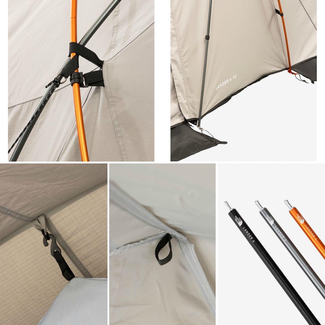 新品未使用品 THE NORTH FACE Lander 4 TC ダブグレー