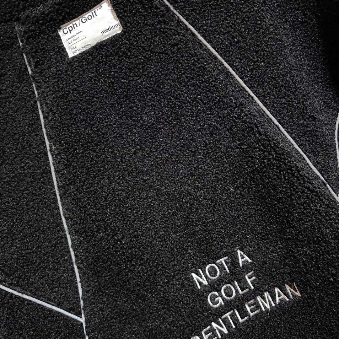 Cph/Golf ボア　黒トレーナー　メンズ M 美品