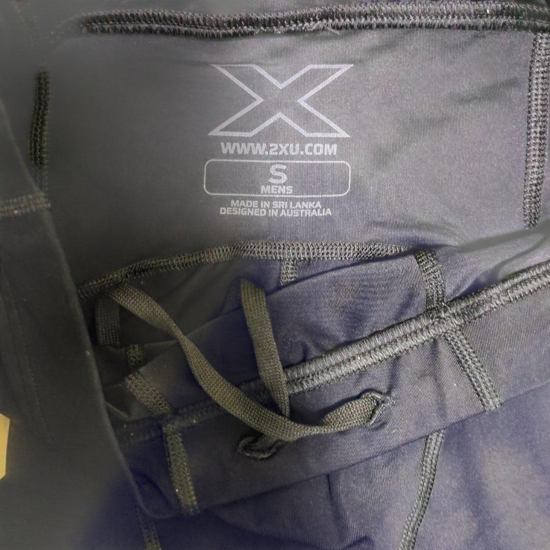 【メンズ】2XU MCSランニングコンプレッションタイツ ロング Sサイズ