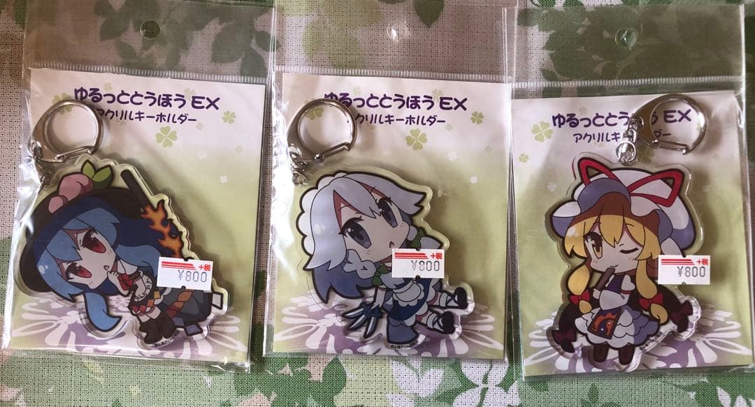 東方project　ゆるっととうほうEX アクリルキーホルダー