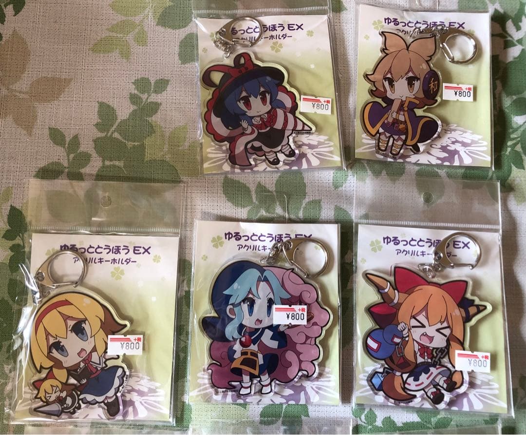 東方project　ゆるっととうほうEX アクリルキーホルダー