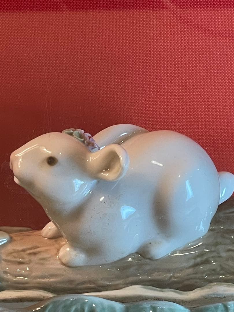 LLADRO 写真たて　ウサギ