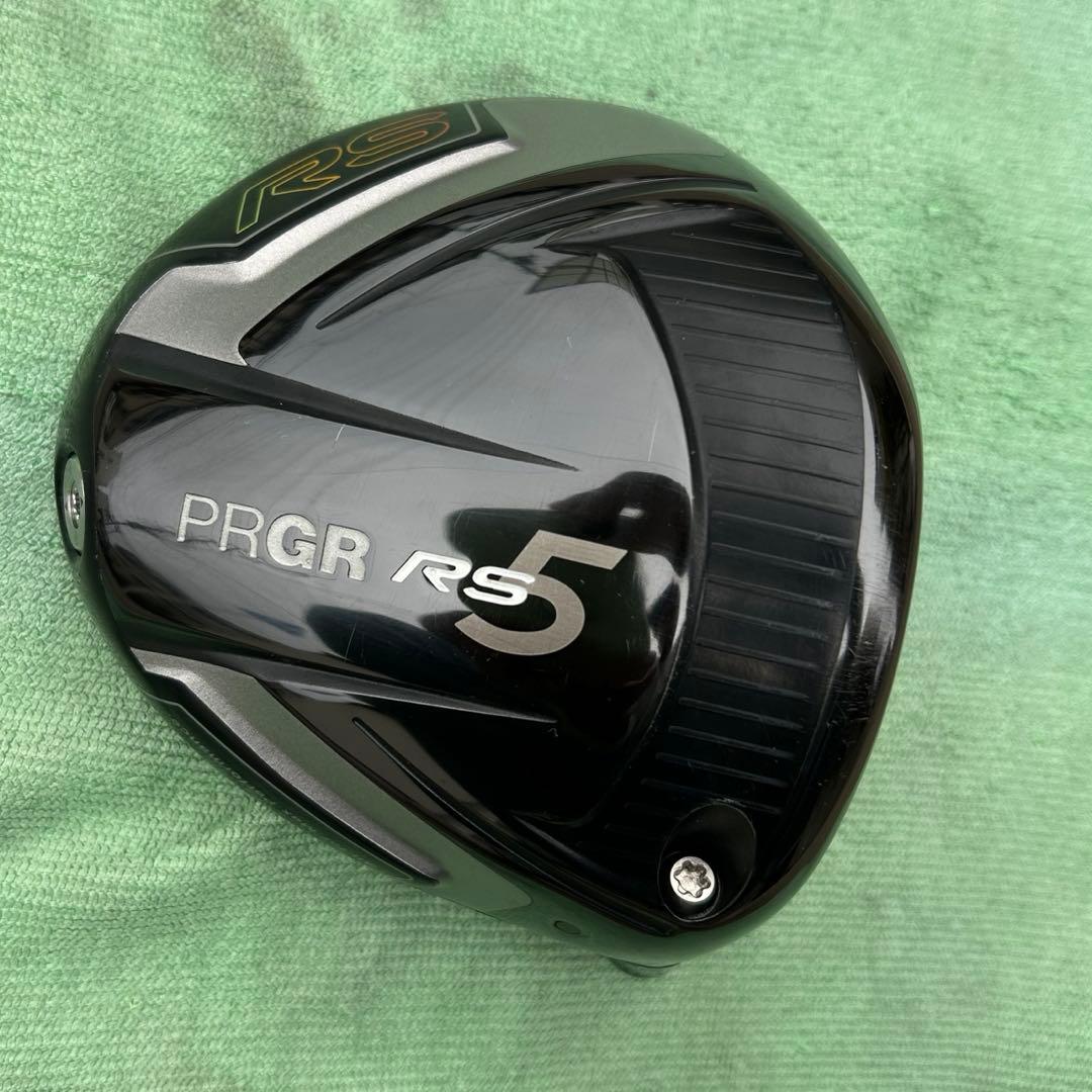 PRGR RS5ドライバー 9.5度　ヘッドのみ ヘッドカバー、スリーブ2個付