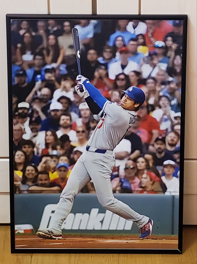 うたたキルホーマン ドジャース大谷翔平 ！A3ポスターフレーム付き③セット