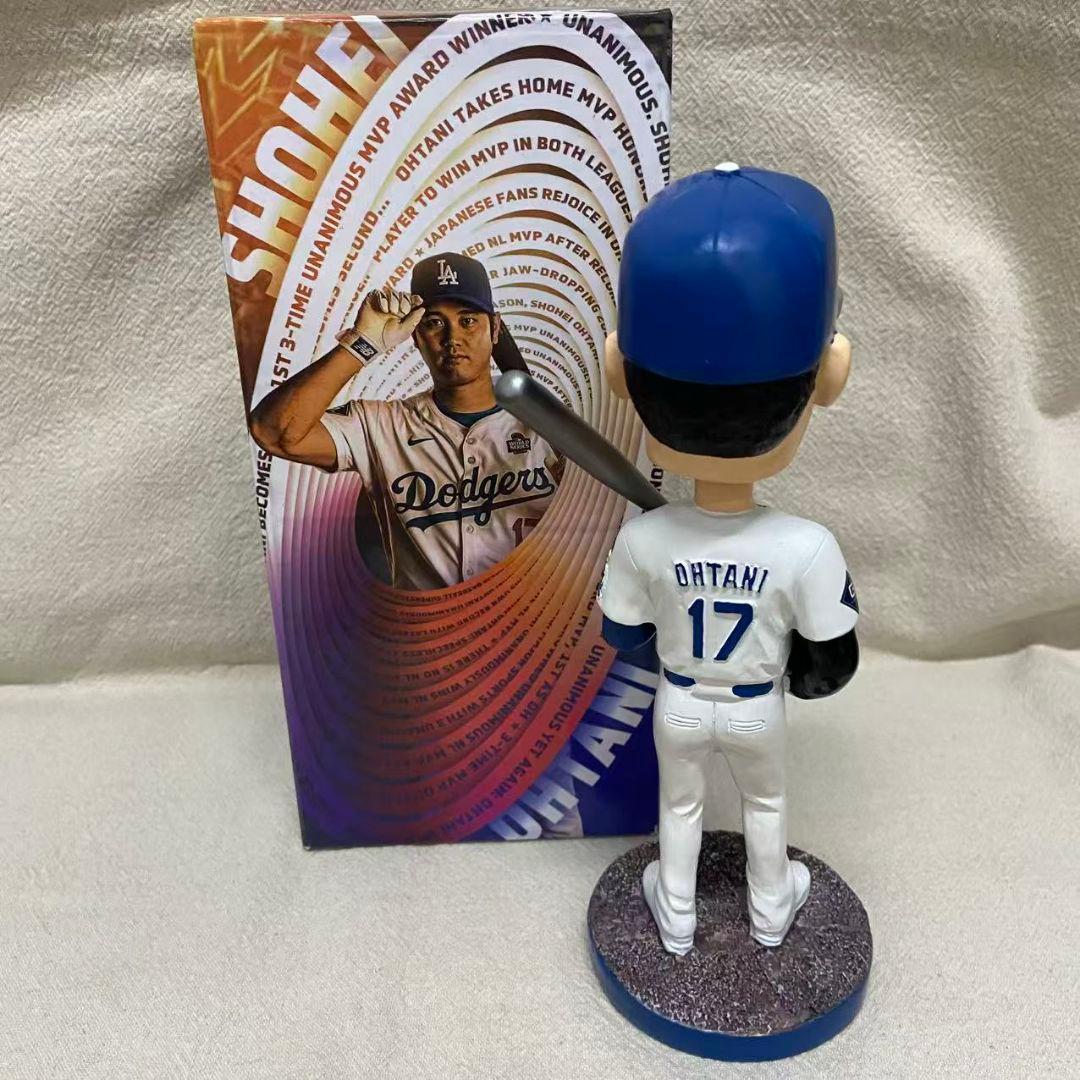 大谷翔平ボブルヘッド2025 MVP Dodgersシルバーバット限定MVP