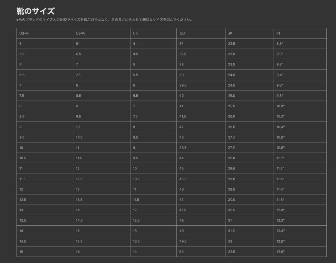 リーニン WOW The Dlo1 キャリア US 9.5