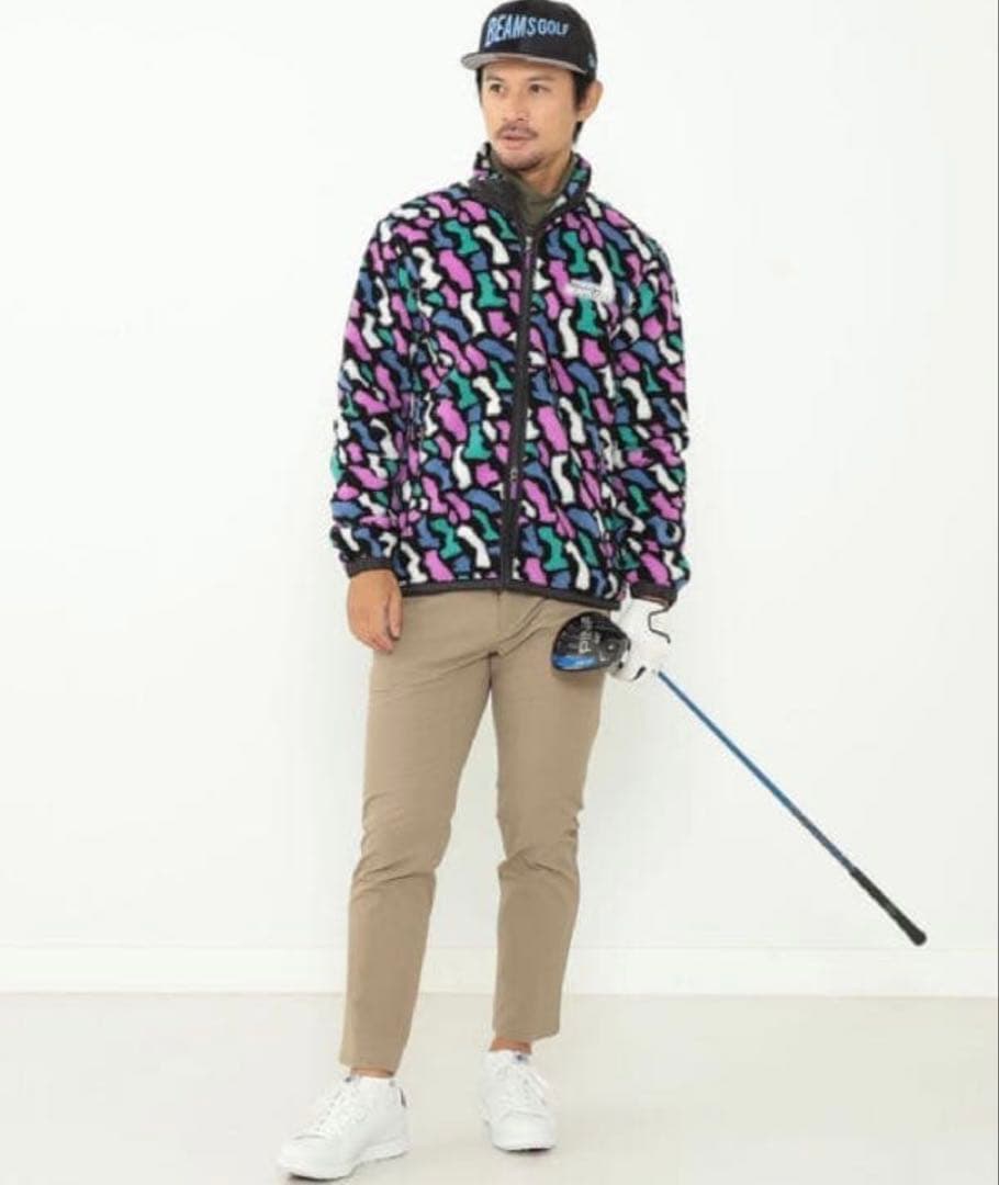 完売！極暖 新品 BEAMS GOLF メンフィス フリース ブルゾン