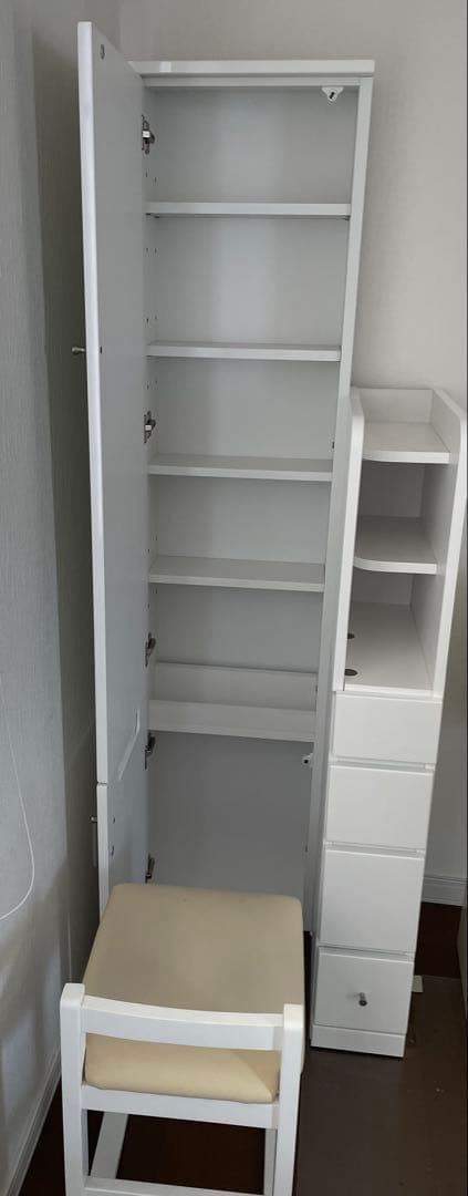 鏡付きドレッサー