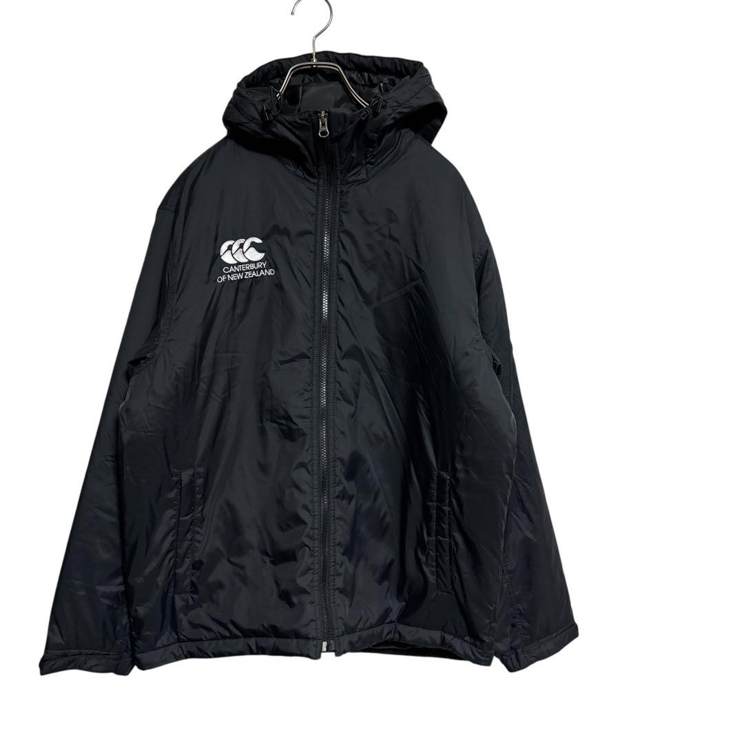 CANterbury ブラック ウォームアップジャケット　アウター　ワッペン