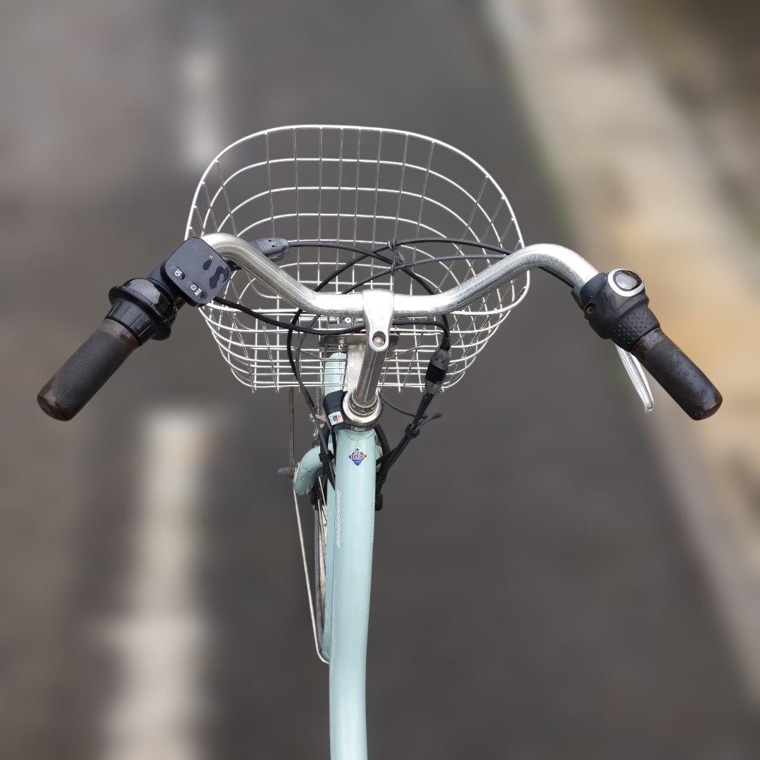 [874]送料無料 ブリヂストン フロンティア DX 電動自転車　充電器なし