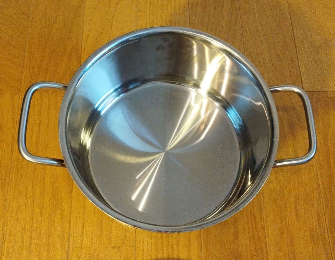 WMF TRANSTHERM 蓋付両手鍋 20cm ステンレス 調理鍋 IH対応