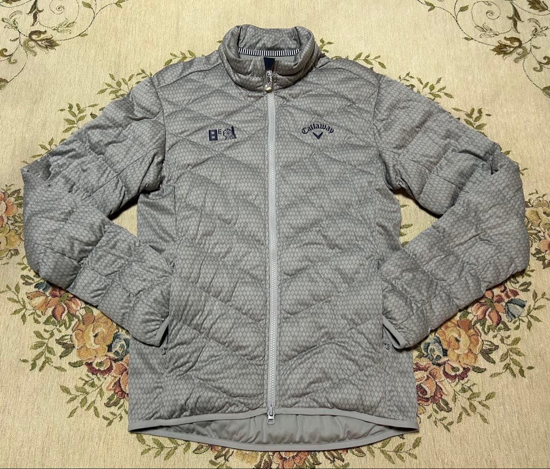 【美品】【Callaway ゴルフウェア】レディース　Ｌ　ライトグレー