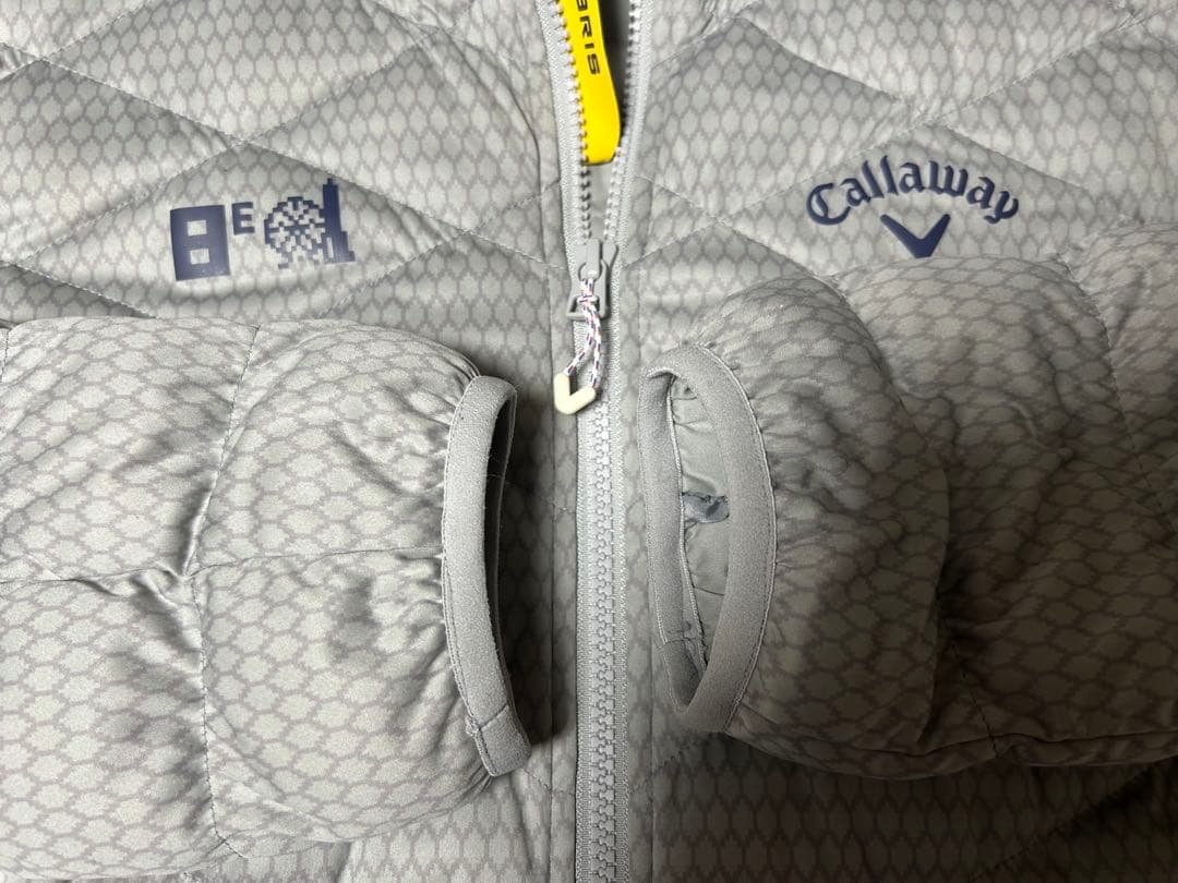 【美品】【Callaway ゴルフウェア】レディース　Ｌ　ライトグレー