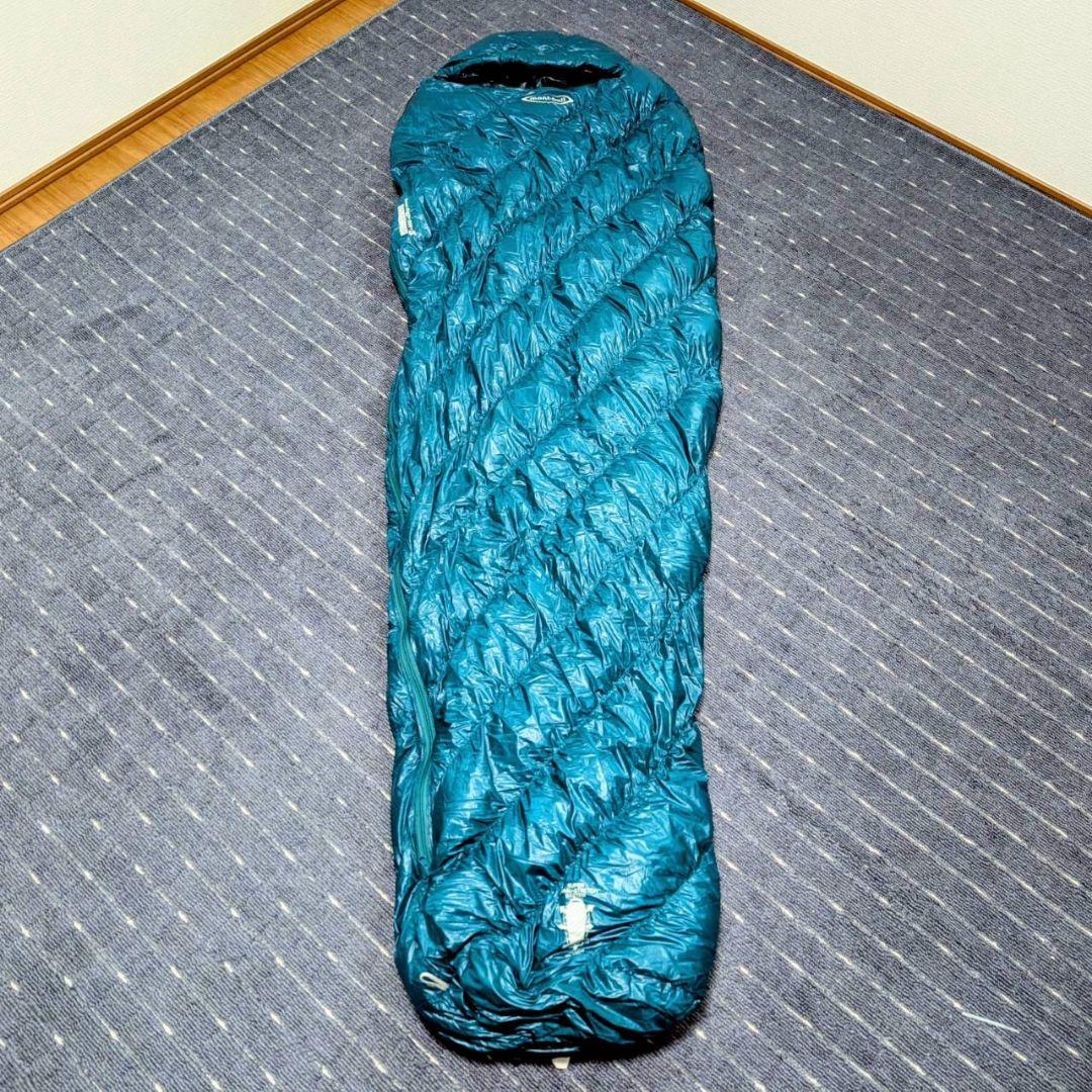 モンベル ダウンハガー800 #3 R/ZIP 1121360 ブルーグリーン