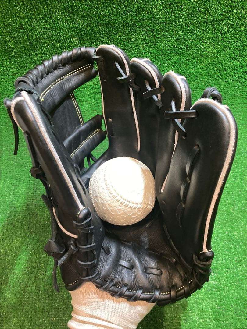 【型付済・美品】ミズノ メジャースタイル 一般軟式用 内野手用 グラブ MLB