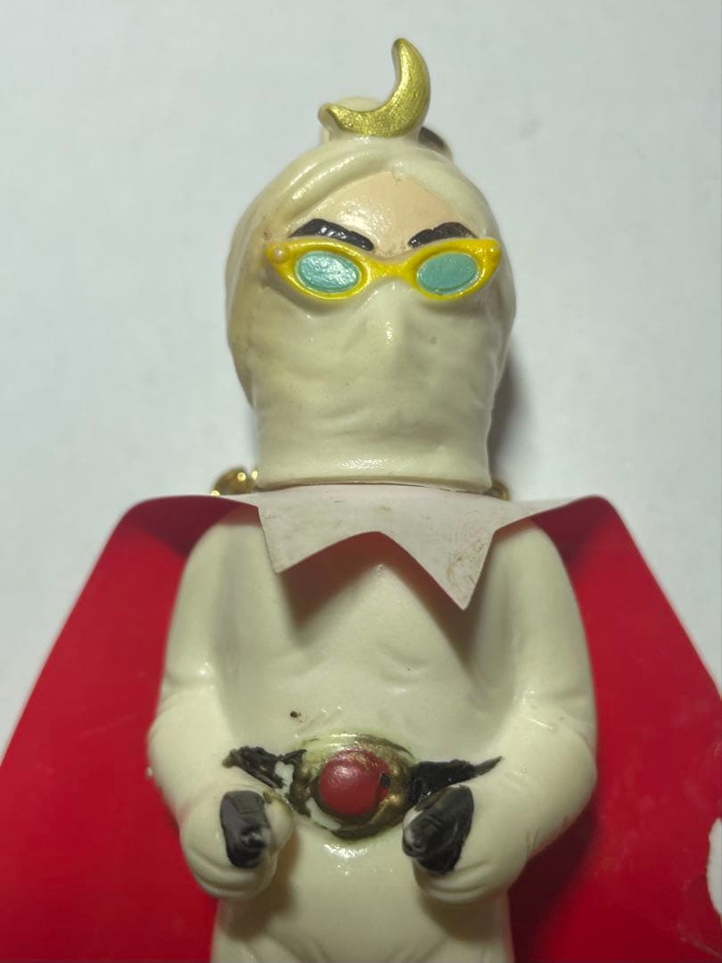 【当時物】宣弘社 月光仮面 ペンダントソフビ 12cm