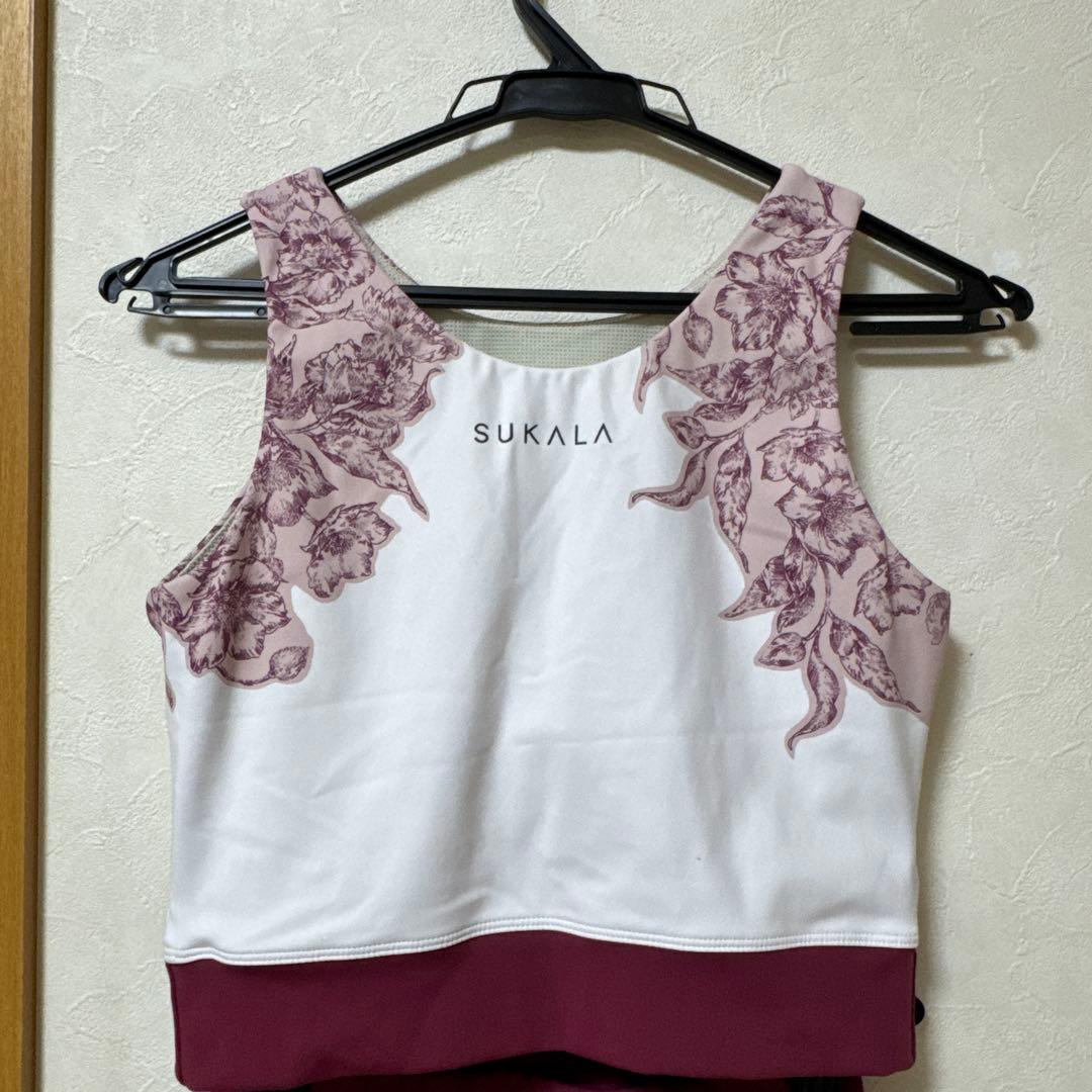 【美品】SUKALA 花柄　S アンティーク　上下セット