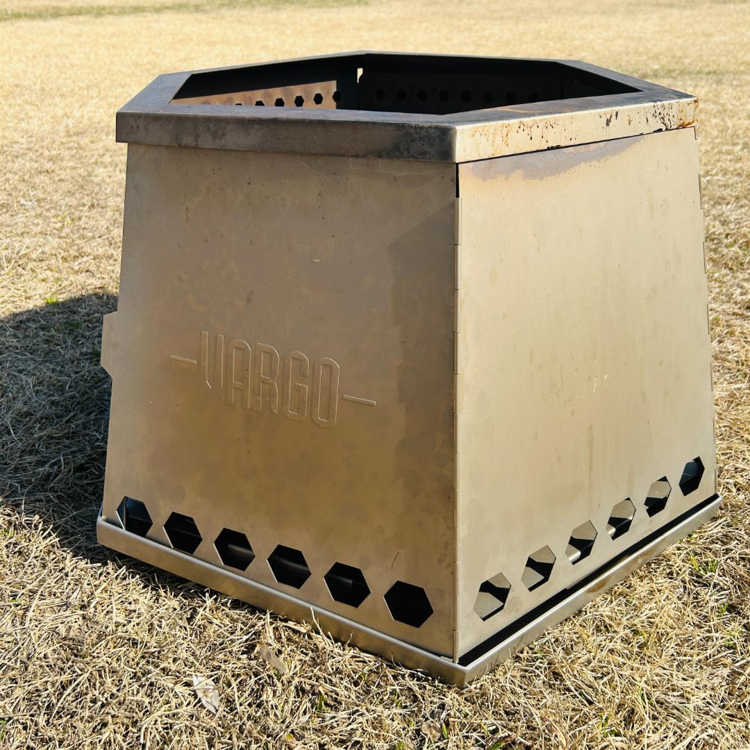 VARGO MEGAHEX T-322 焚き火台 スモークレス