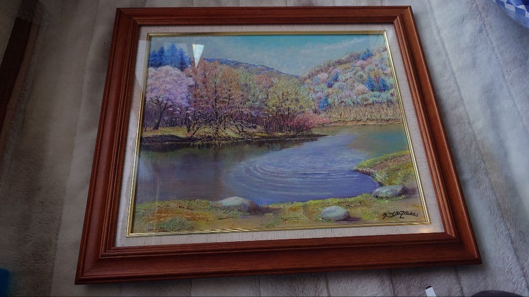 2003年制作の油絵額