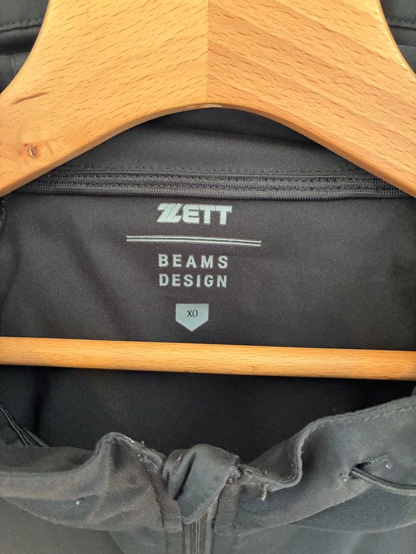 ZETT×BEAMS DESIGN ブラックジャケット フード付き