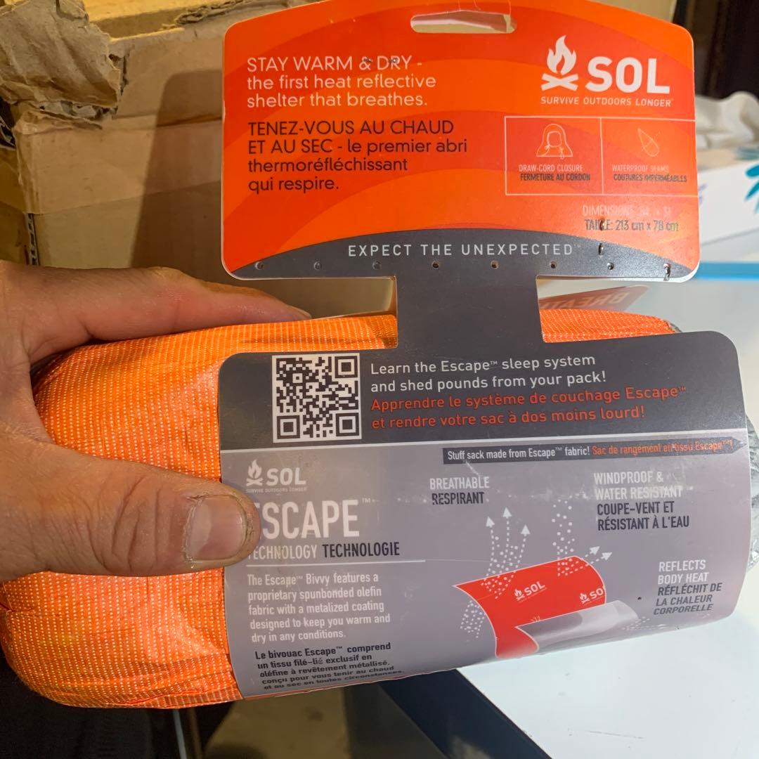 新品　SOL Escape Bivvy