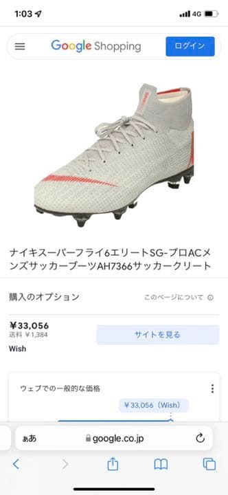 サッカー ナイキ スパイク サイン入り