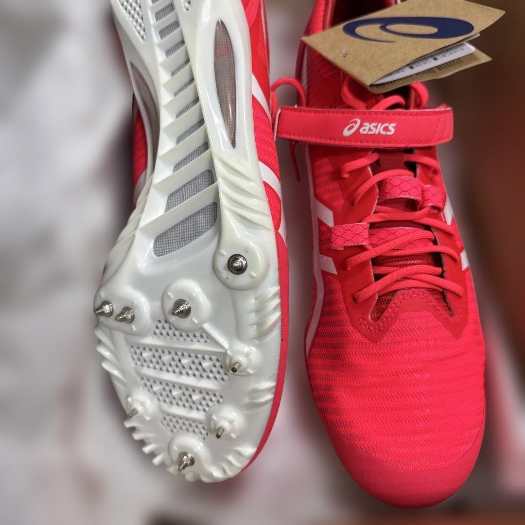 ASICS SP BLADE 9 陸上スパイクシューズ レッド　1093A137