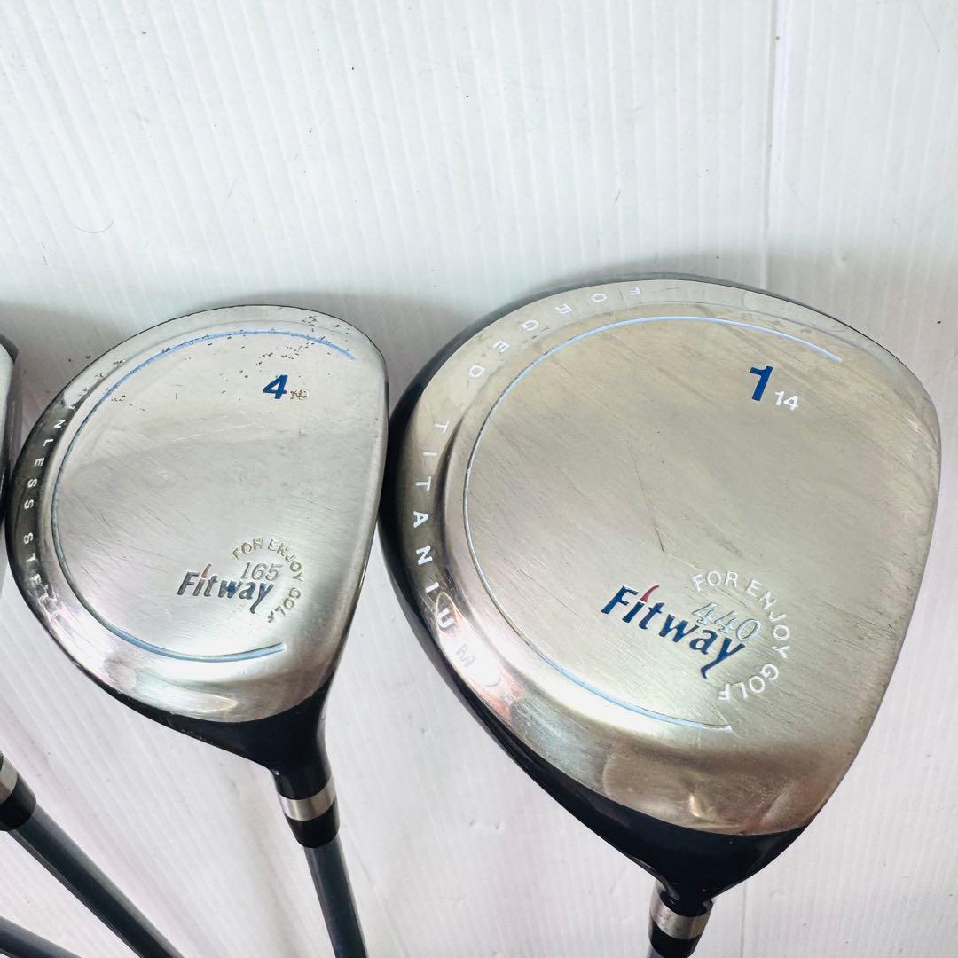 FITWAY レディース ゴルフクラブセット 10本 キャディバッグ 初心者向け