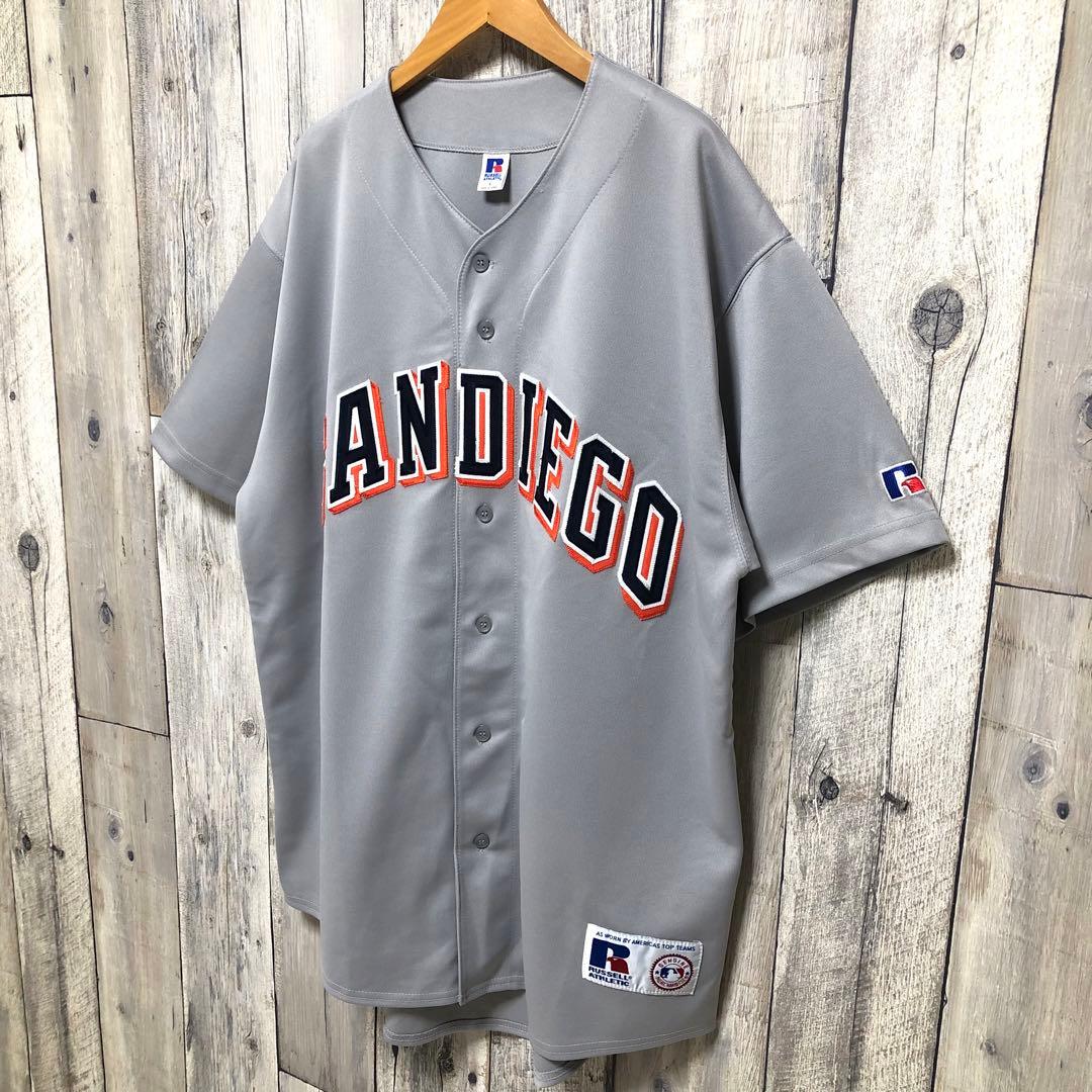 MLB サンディエゴ パドレス ユニフォーム ラッセル製 Lサイズ グレー
