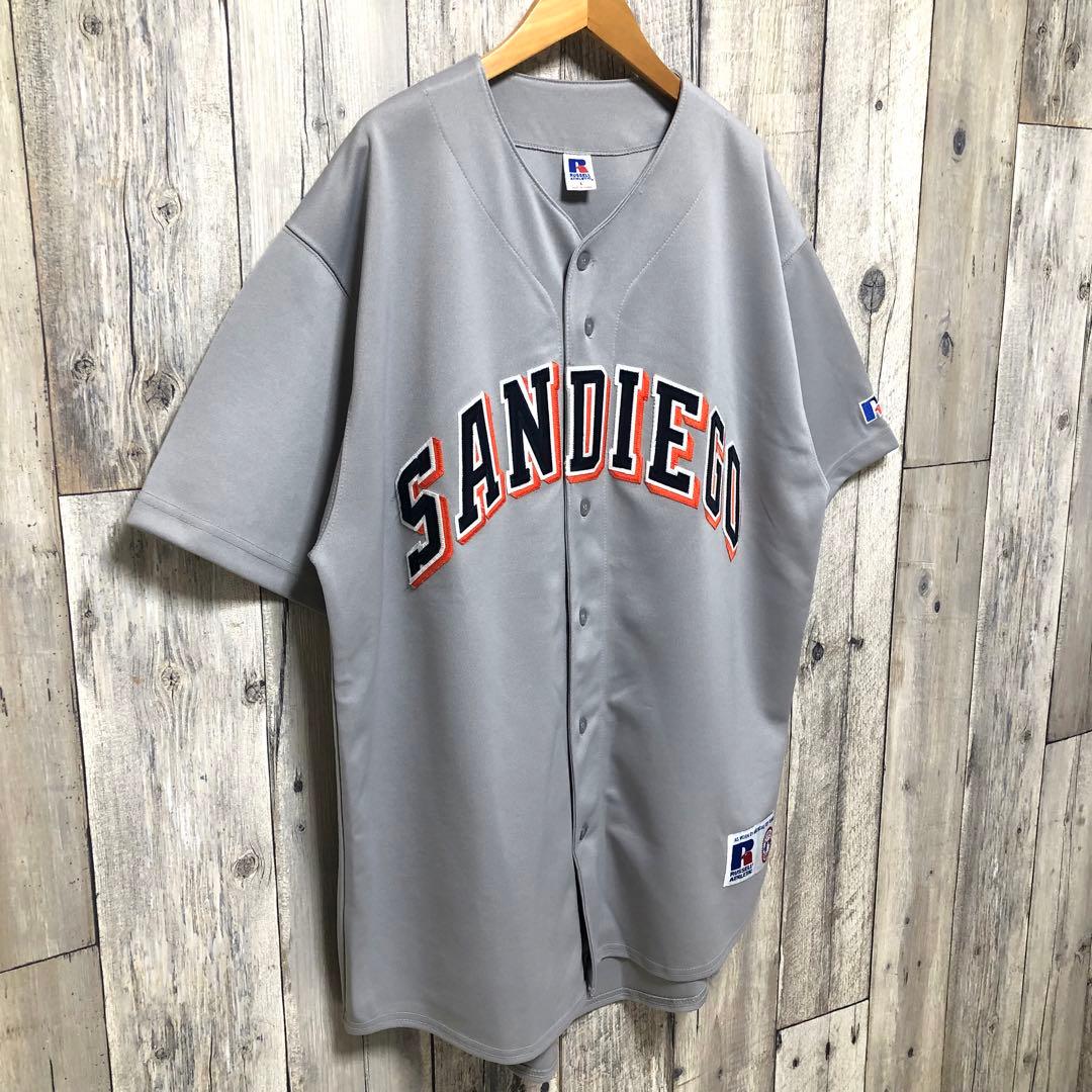 MLB サンディエゴ パドレス ユニフォーム ラッセル製 Lサイズ グレー