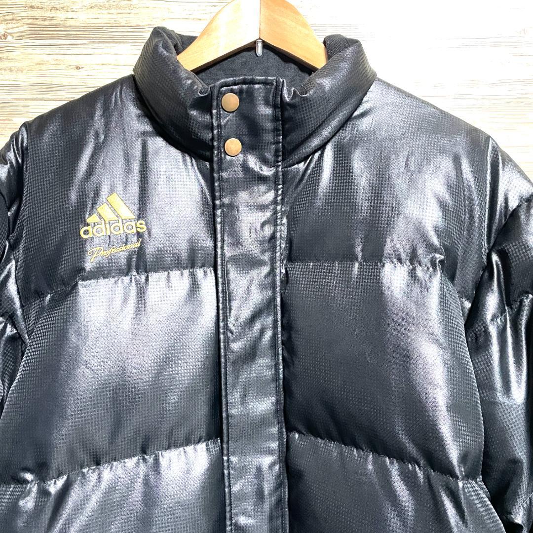 【黒豚】 美品 アディダスプロフェッショナル ダウンジャケット XO
