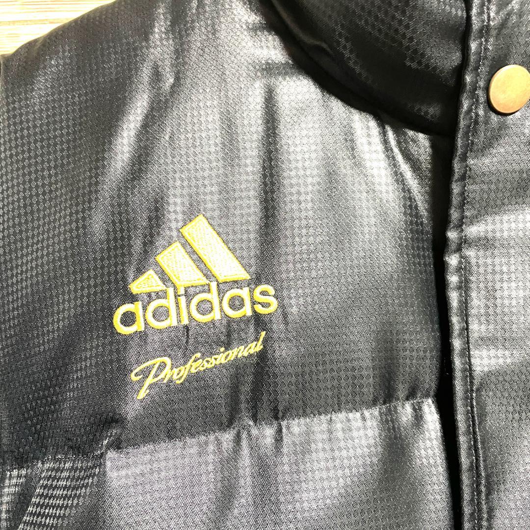 【黒豚】 美品 アディダスプロフェッショナル ダウンジャケット XO