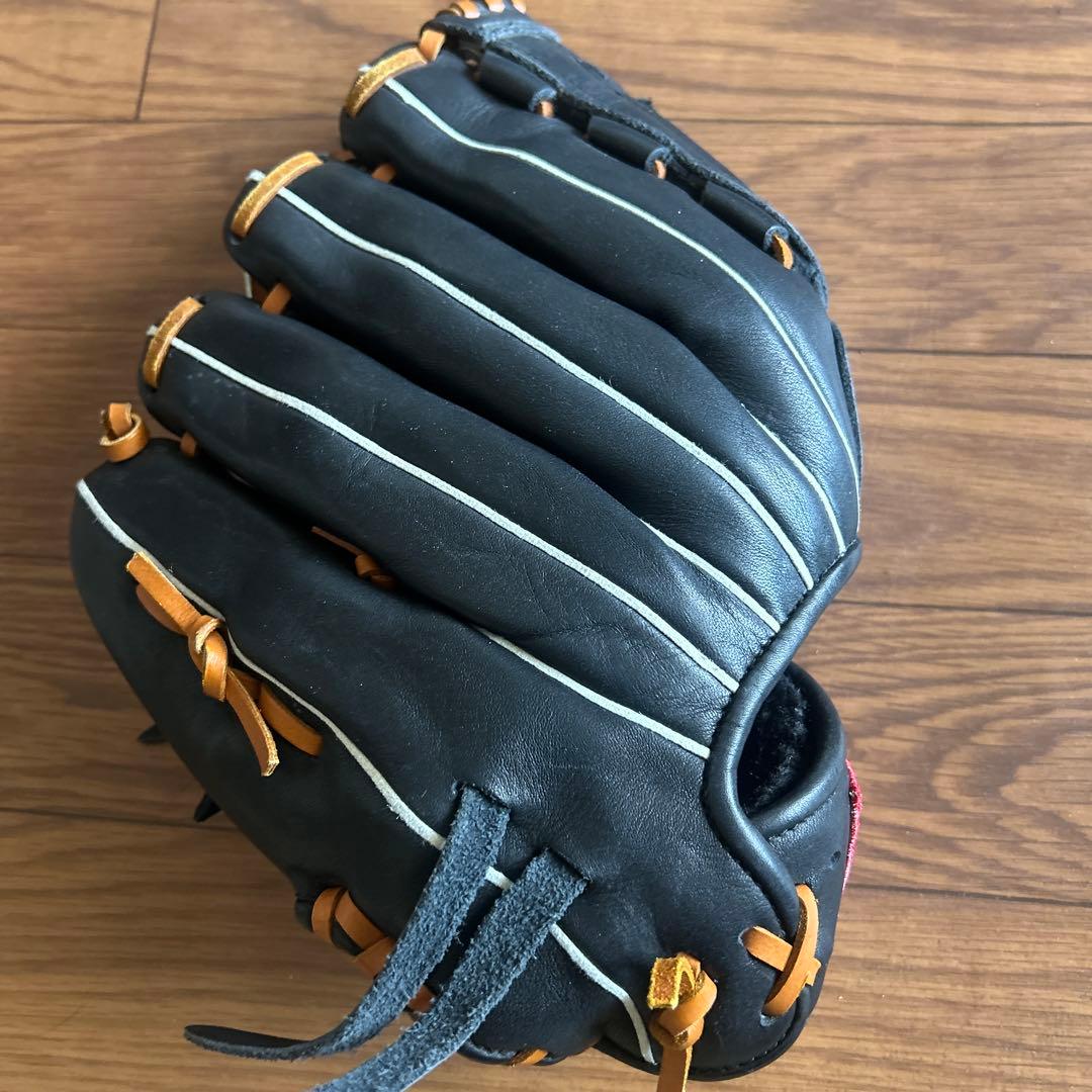 Rawlings 軟式グローブ 黒 ストライプ
