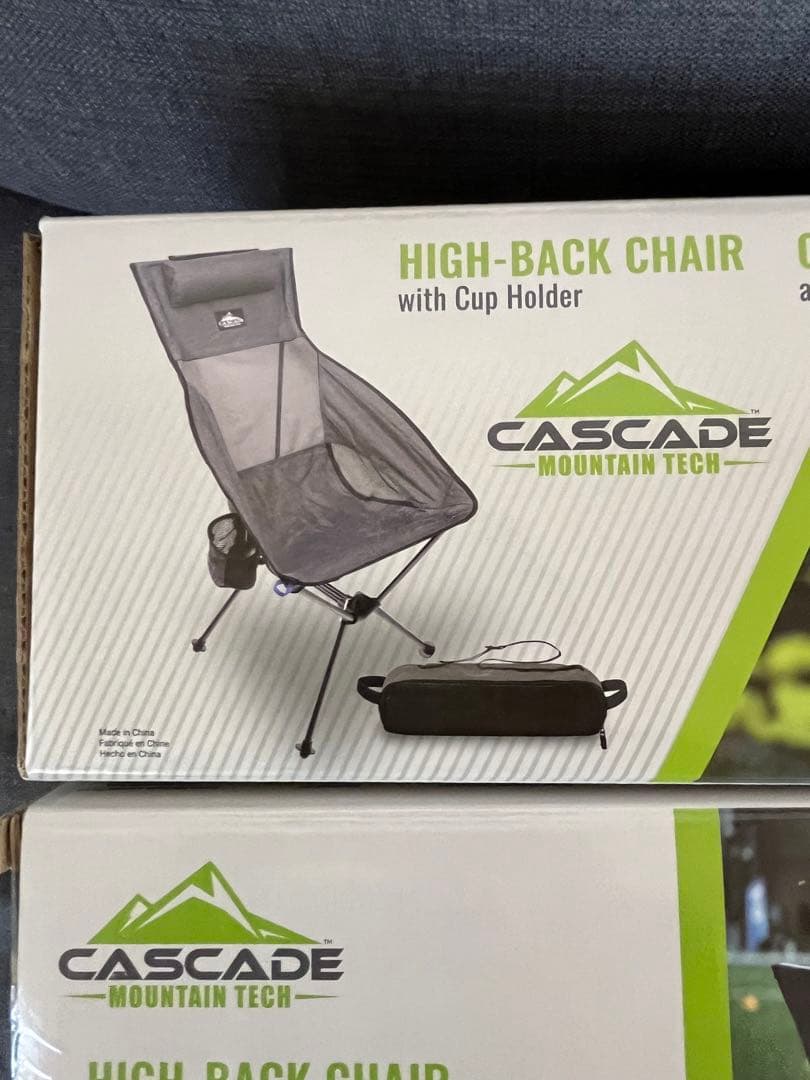 新品Cascade  アウトドア キャンプ　折りたたみ　イス　チェアー　2セット