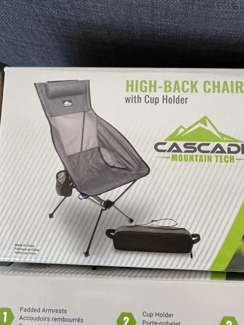 新品Cascade  アウトドア キャンプ　折りたたみ　イス　チェアー　2セット