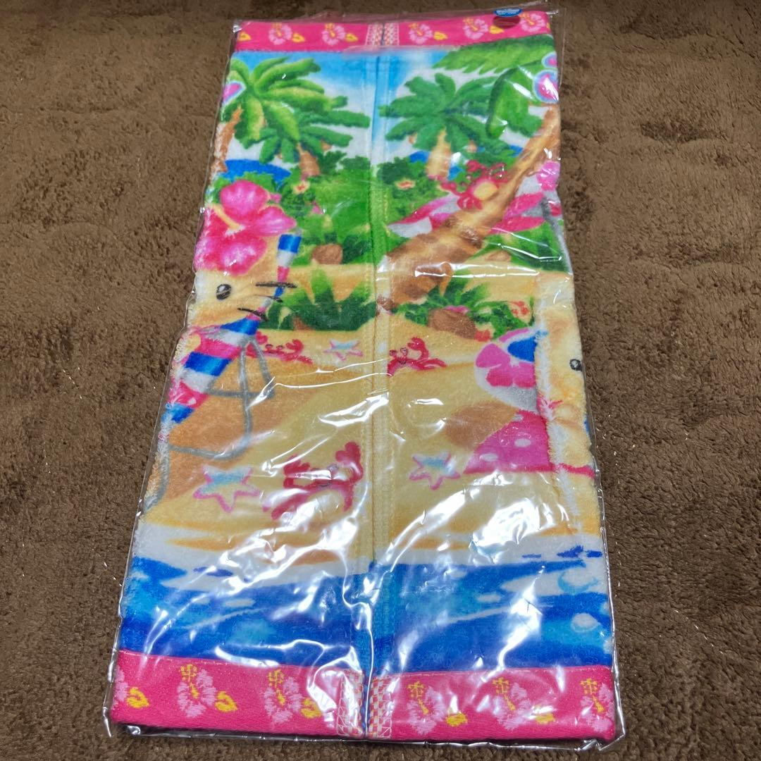 日焼けキティ タオル 夏休み海バージョン 2004年製　激レア品