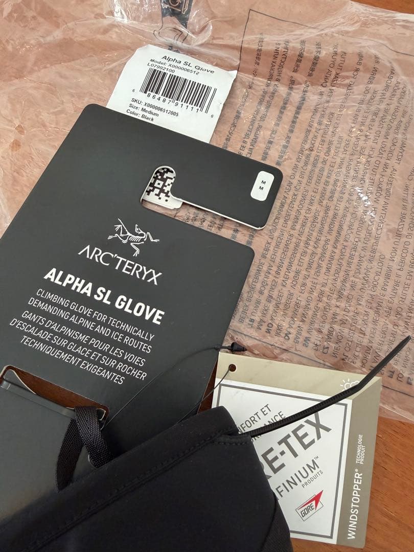 アークテリクス arc'teryx Alpha SL Glove 新品未使用　M