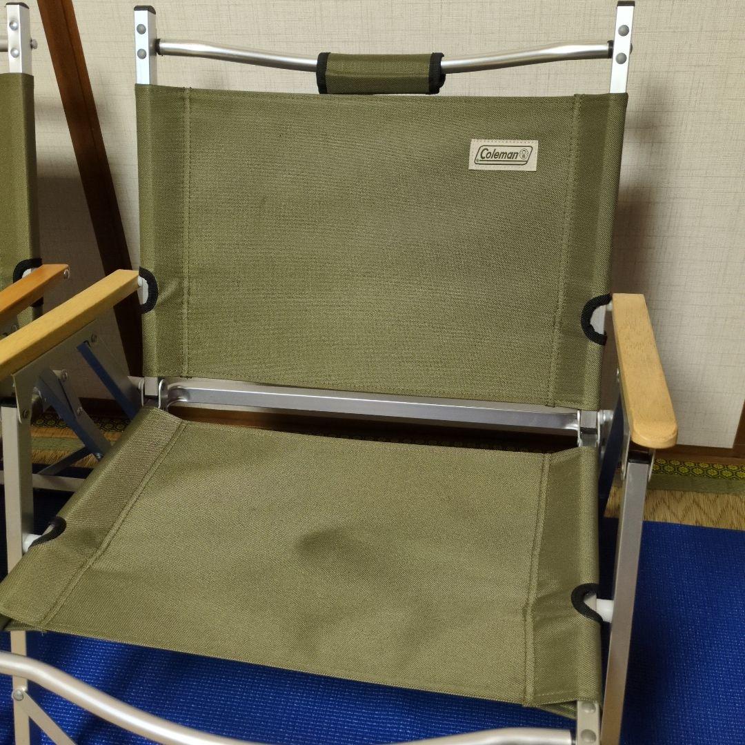 Coleman　コンパクトフォールディングチェア2脚セット　オリーブ