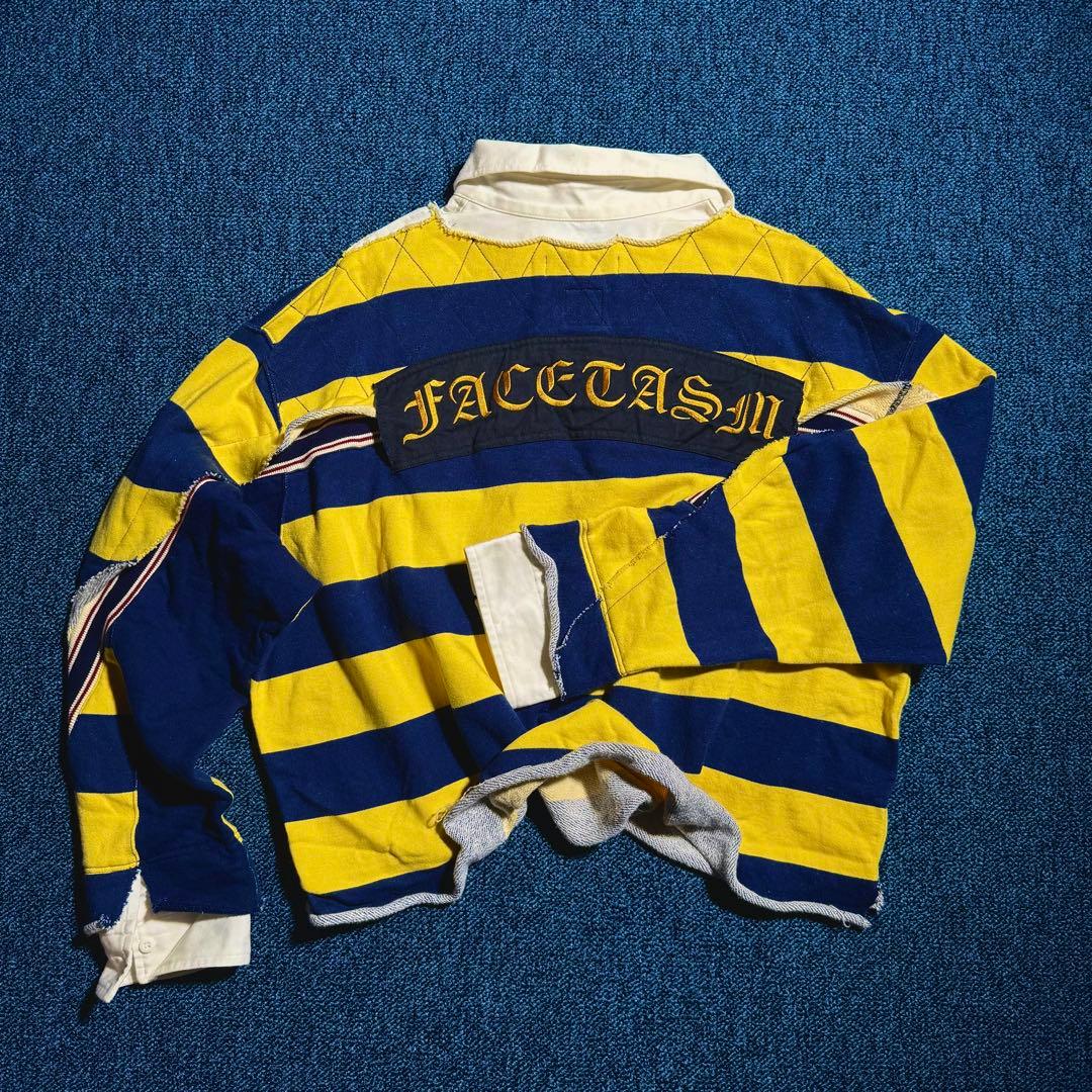FACETASM ラガーシャツ　レイヤードRUGBY SHIRT ファセッタズム